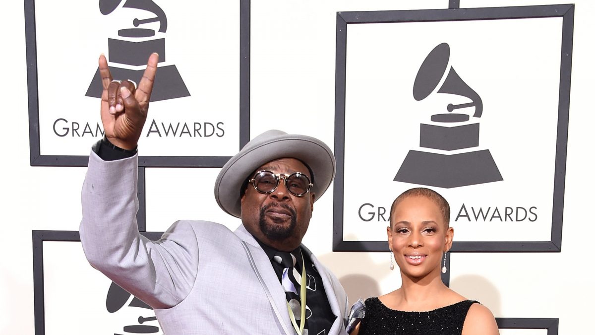 George Clinton and Wife Go To The Grammys