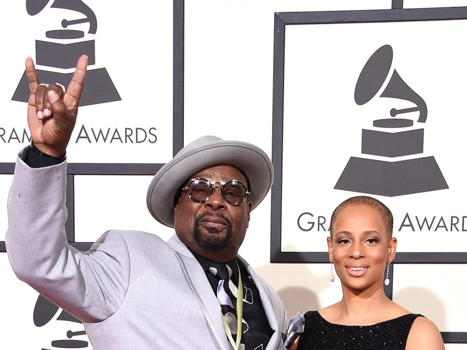 George Clinton and Wife Go To The Grammys