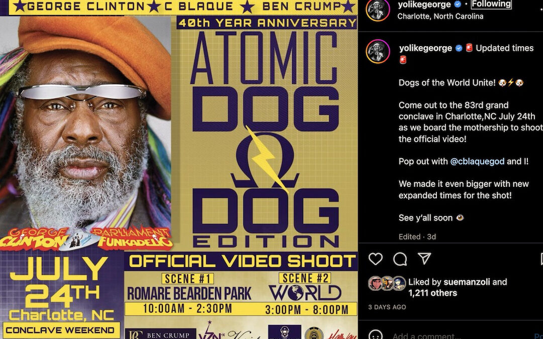Atomic Dog Que Dog Edition Video Shoot
