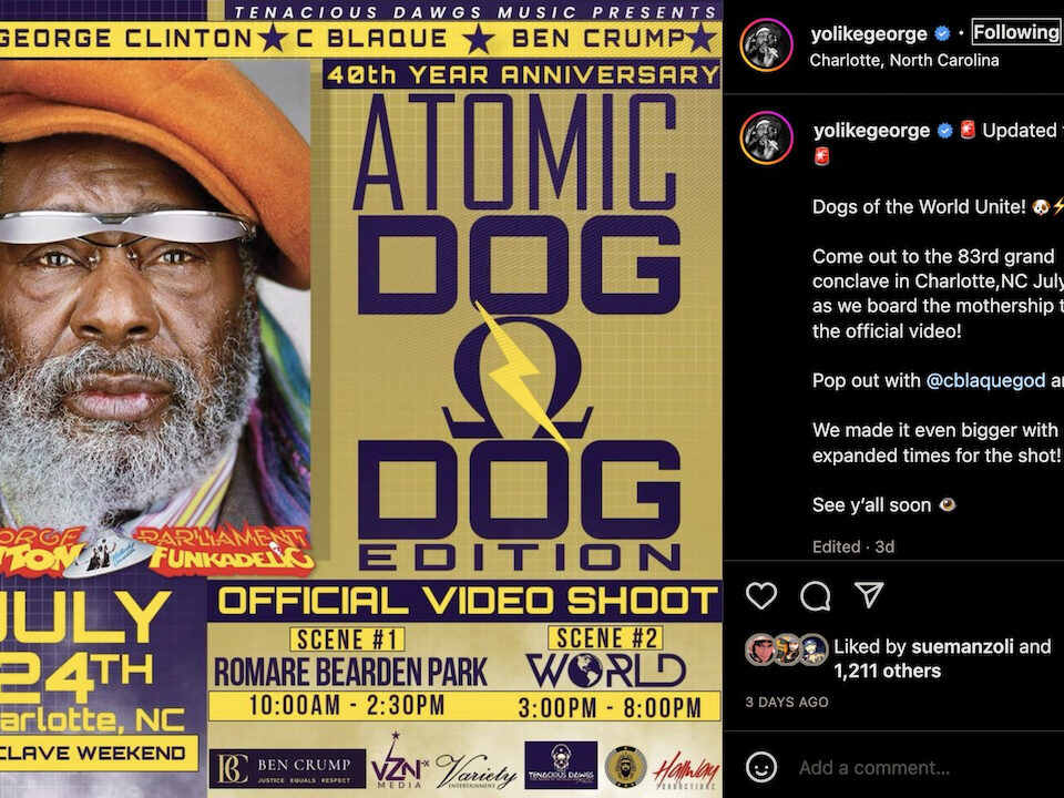 Atomic Dog Que Dog Edition Video Shoot