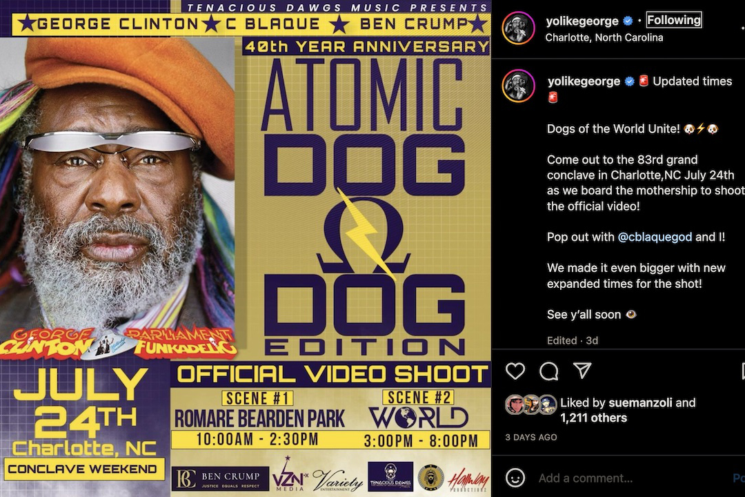 Atomic Dog Que Dog Edition Video Shoot